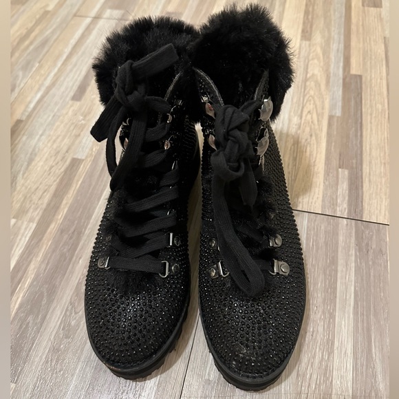 Norina Embellished Hiker Booties - Picture 2 of 5